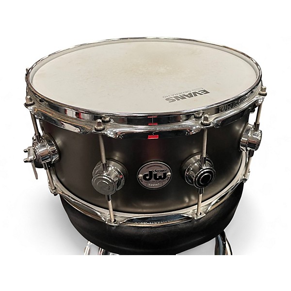 Used DW 14X7 Collector's Series Snare Nickel Over Brass Black Drum