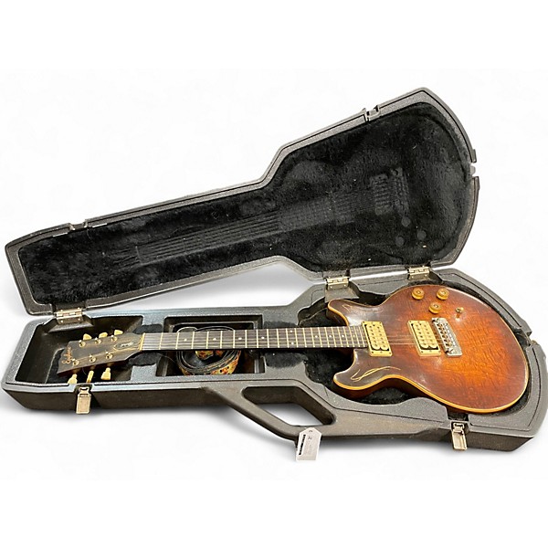 Vintage 1982 Epiphone Spirit Brown Sunburst Solid Body Electric Guitar