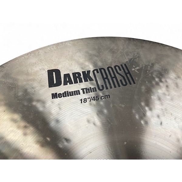 Used Zildjian 18in K Custom Dark Crash Cymbal