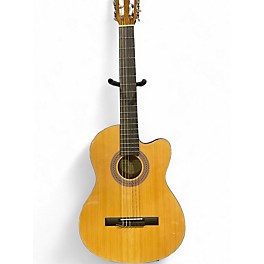 Used Lucero LC100CE Natural Classical Acoustic Electric Guitar