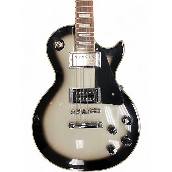 Used Epiphone Les Paul Custom Silverburst Solid Body Electric Guitar