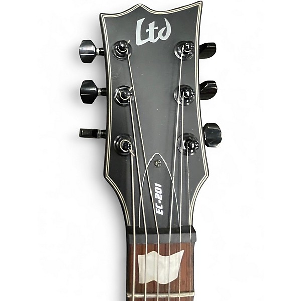 Used ESP LTD EC201 Satin Black Solid Body Electric Guitar