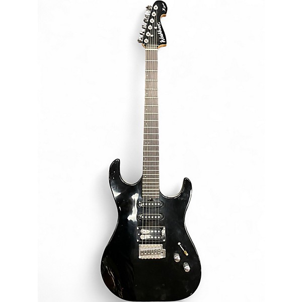 Used Washburn X Series HSS Black Solid Body Electric Guitar