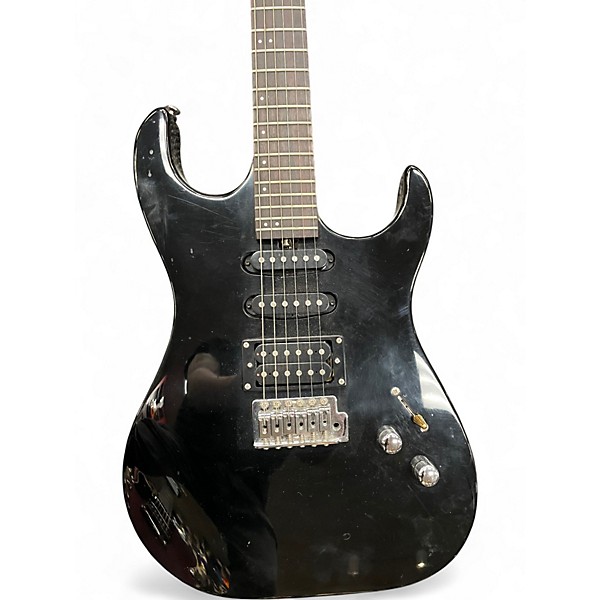 Used Washburn X Series HSS Black Solid Body Electric Guitar