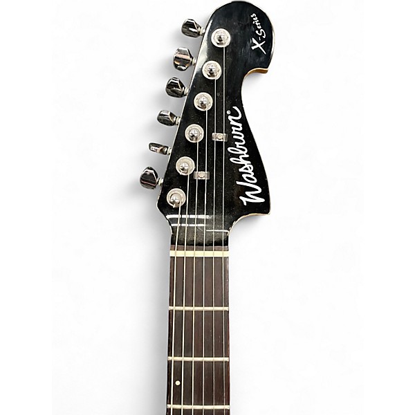 Used Washburn X Series HSS Black Solid Body Electric Guitar