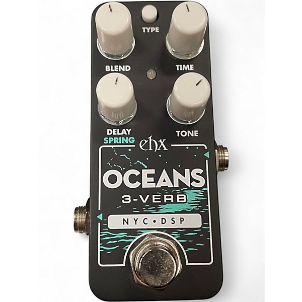 Used Electro-Harmonix OCEANS 3 VERB Effect Pedal