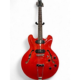 Used The Heritage H530 Trans Cherry Hollow Body Electric Guitar