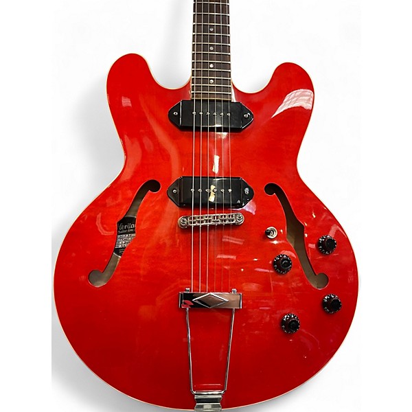 Used The Heritage H530 Trans Cherry Hollow Body Electric Guitar