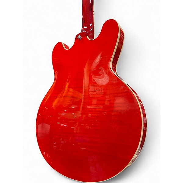 Used The Heritage H530 Trans Cherry Hollow Body Electric Guitar