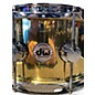 Used DW 6.5X14 Smooth Brass Snare BRASS Drum thumbnail