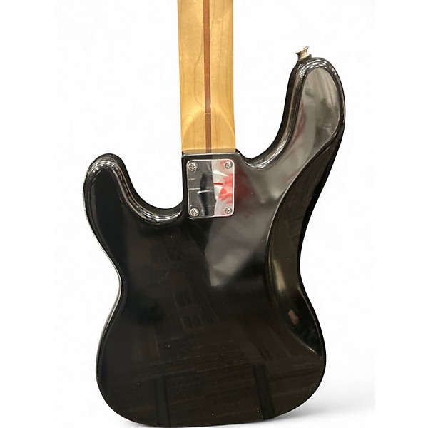 Used Squier Precision Bass Black Electric Bass Guitar