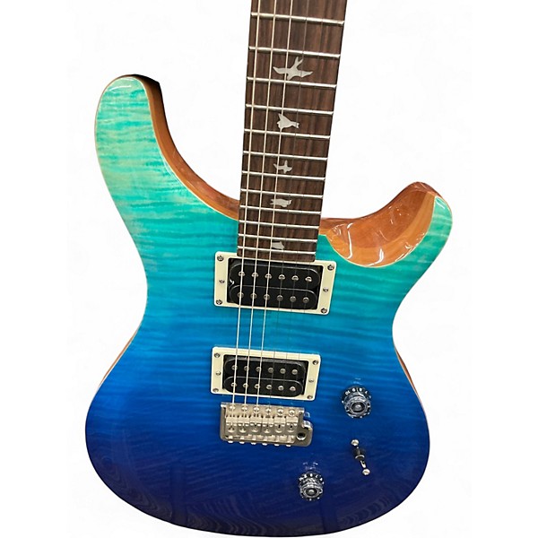 Used PRS SE Custom 24 SAPPHIRE FADE Solid Body Electric Guitar