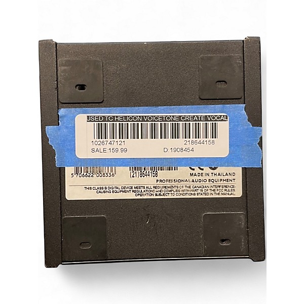 Used TC Helicon VoiceTone Create Vocal Processor