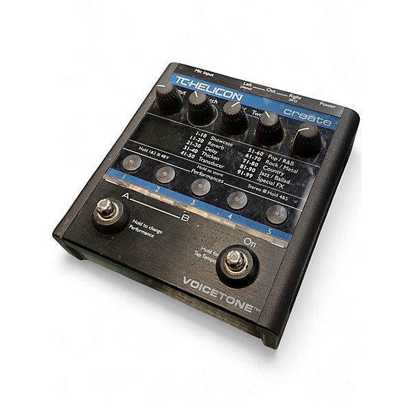 Used TC Helicon VoiceTone Create Vocal Processor