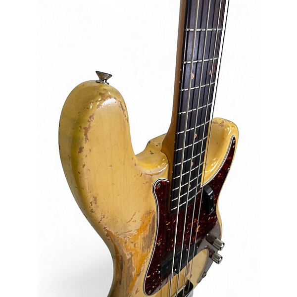 Vintage 1963 Fender 1963 FENDER PRECISION BASS BLONDE BLONDE Electric Bass Guitar