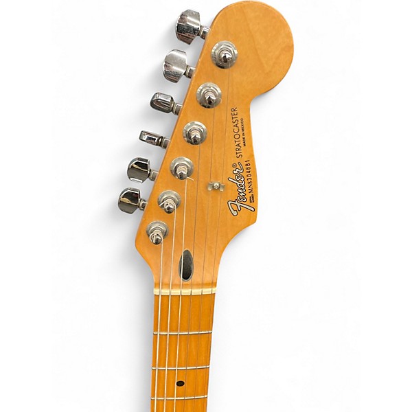 Used Fender Standard Stratocaster Midnight Blue Solid Body Electric Guitar