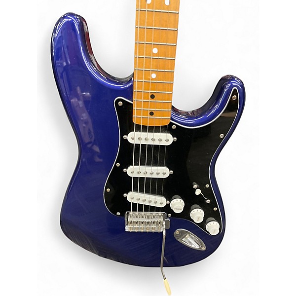 Used Fender Standard Stratocaster Midnight Blue Solid Body Electric Guitar