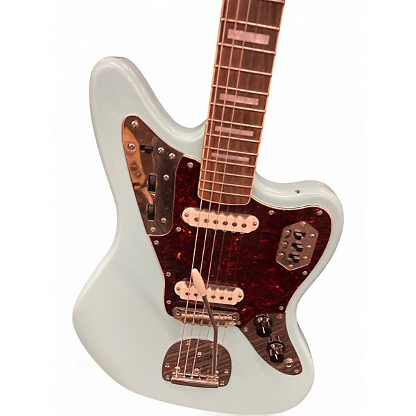 Used Squier Classic Vibe '70s Jaguar Daphne Blue Solid Body Electric Guitar