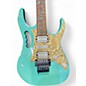 Used Ibanez JEM70V Steve Vai Signature Signature Green Solid Body Electric Guitar