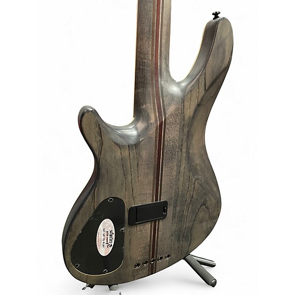 Used Schecter Guitar Research SLS ELITE-5 Satin Black Electric Bass Guitar