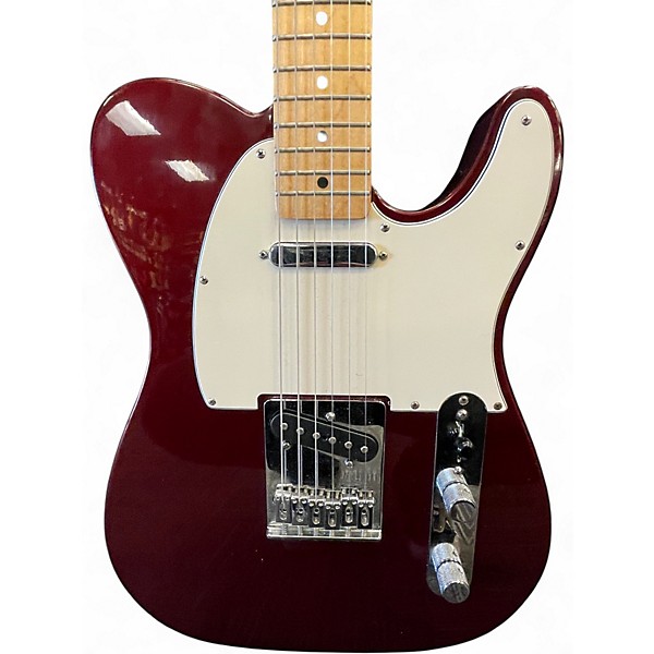 Used Fender TELECASTER Maroon Solid Body Electric Guitar