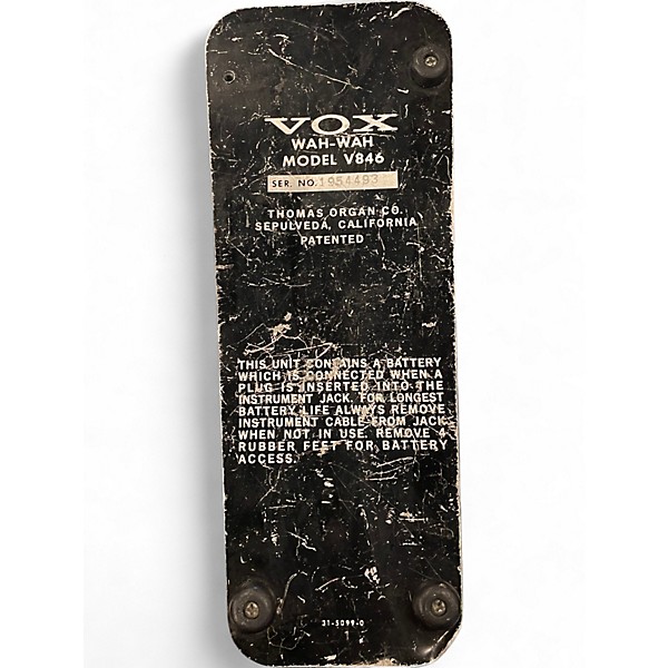 Vintage 1960s VOX WAH-WAH Effect Pedal