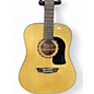 Used Washburn AD5KAU Natural Acoustic Guitar