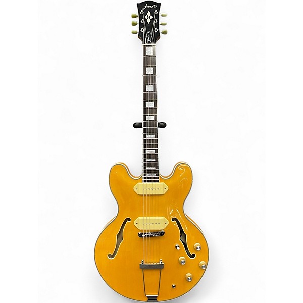 Used Firefly FF338PRO Natural Hollow Body Electric Guitar