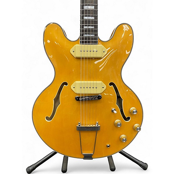 Used Firefly FF338PRO Natural Hollow Body Electric Guitar