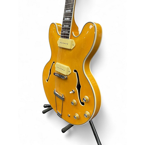 Used Firefly FF338PRO Natural Hollow Body Electric Guitar