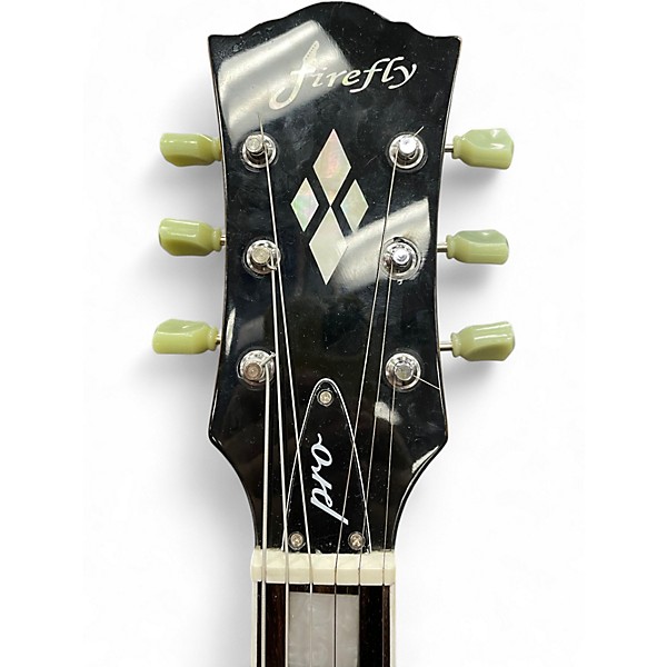 Used Firefly FF338PRO Natural Hollow Body Electric Guitar