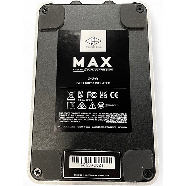 Used Universal Audio MAX DUAL COMPRESSOR Effect Pedal