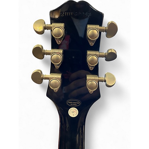 Used Epiphone Les Paul Custom Black Solid Body Electric Guitar