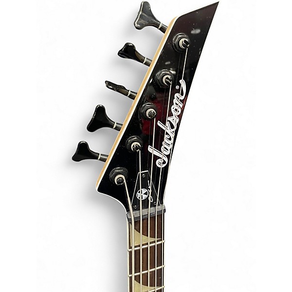 Used Jackson Dave Ellefson Signature CBX 5 String Gray Electric Bass Guitar