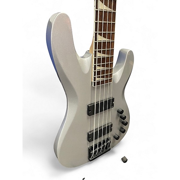 Used Jackson Dave Ellefson Signature CBX 5 String Gray Electric Bass Guitar