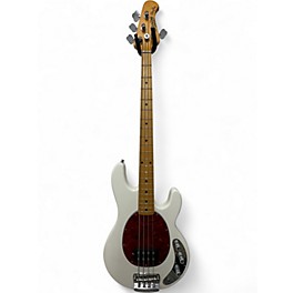 Used Sterling by Music Man RAY24C White Electric Bass Guitar