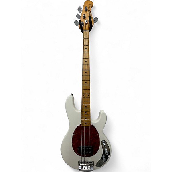 Used Sterling by Music Man RAY24C White Electric Bass Guitar
