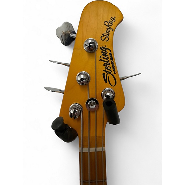Used Sterling by Music Man RAY24C White Electric Bass Guitar