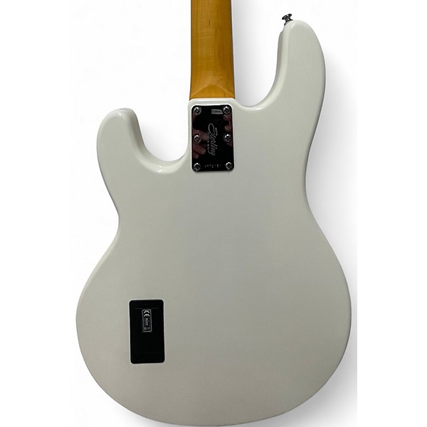 Used Sterling by Music Man RAY24C White Electric Bass Guitar