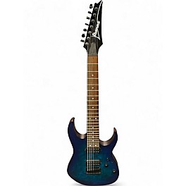 Used Ibanez RG7421PB BLUE BURST Solid Body Electric Guitar