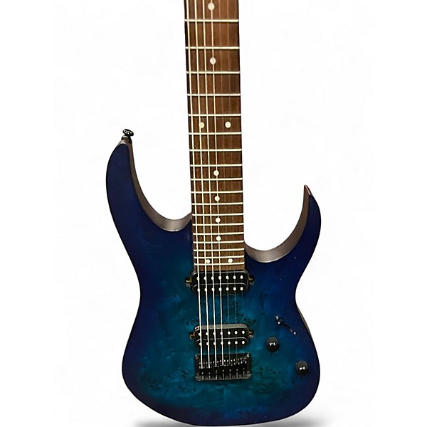 Used Ibanez RG7421PB BLUE BURST Solid Body Electric Guitar