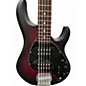 Used Sterling by Music Man STINGRAY 5 RED AND BLACK Electric Bass Guitar