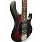 Used Sterling by Music Man STINGRAY 5 RED AND BLACK Electric Bass Guitar