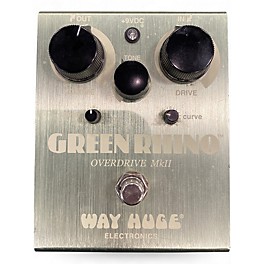 Used Way Huge Electronics WHE202 Green Rhino Overdrive Effect Pedal
