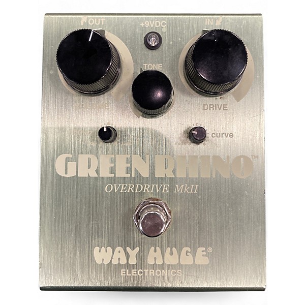 Used Way Huge Electronics WHE202 Green Rhino Overdrive Effect Pedal