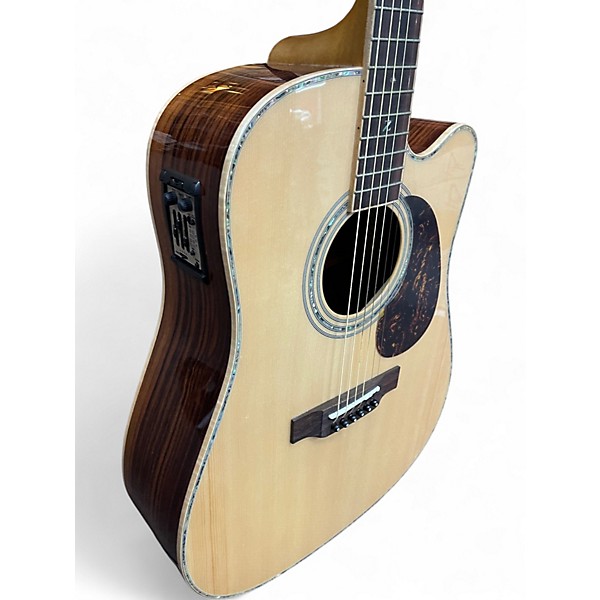 Used Zager ZAD-900CE Natural Acoustic Electric Guitar