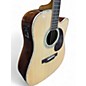 Used Zager ZAD-900CE Natural Acoustic Electric Guitar