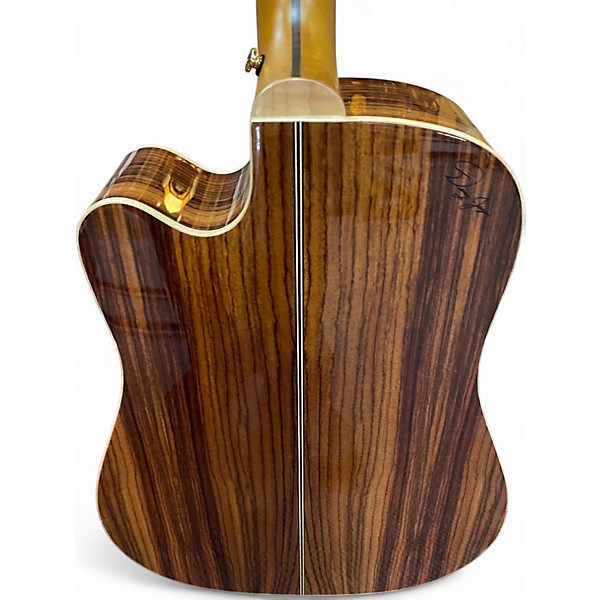 Used Zager ZAD-900CE Natural Acoustic Electric Guitar