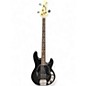 Used Sterling by Music Man Stingray SUB Series Matte Black Electric Bass Guitar thumbnail