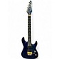 Used Harley Benton PROGRESSIVE SERIES Sapphire Blue Trans Solid Body Electric Guitar thumbnail